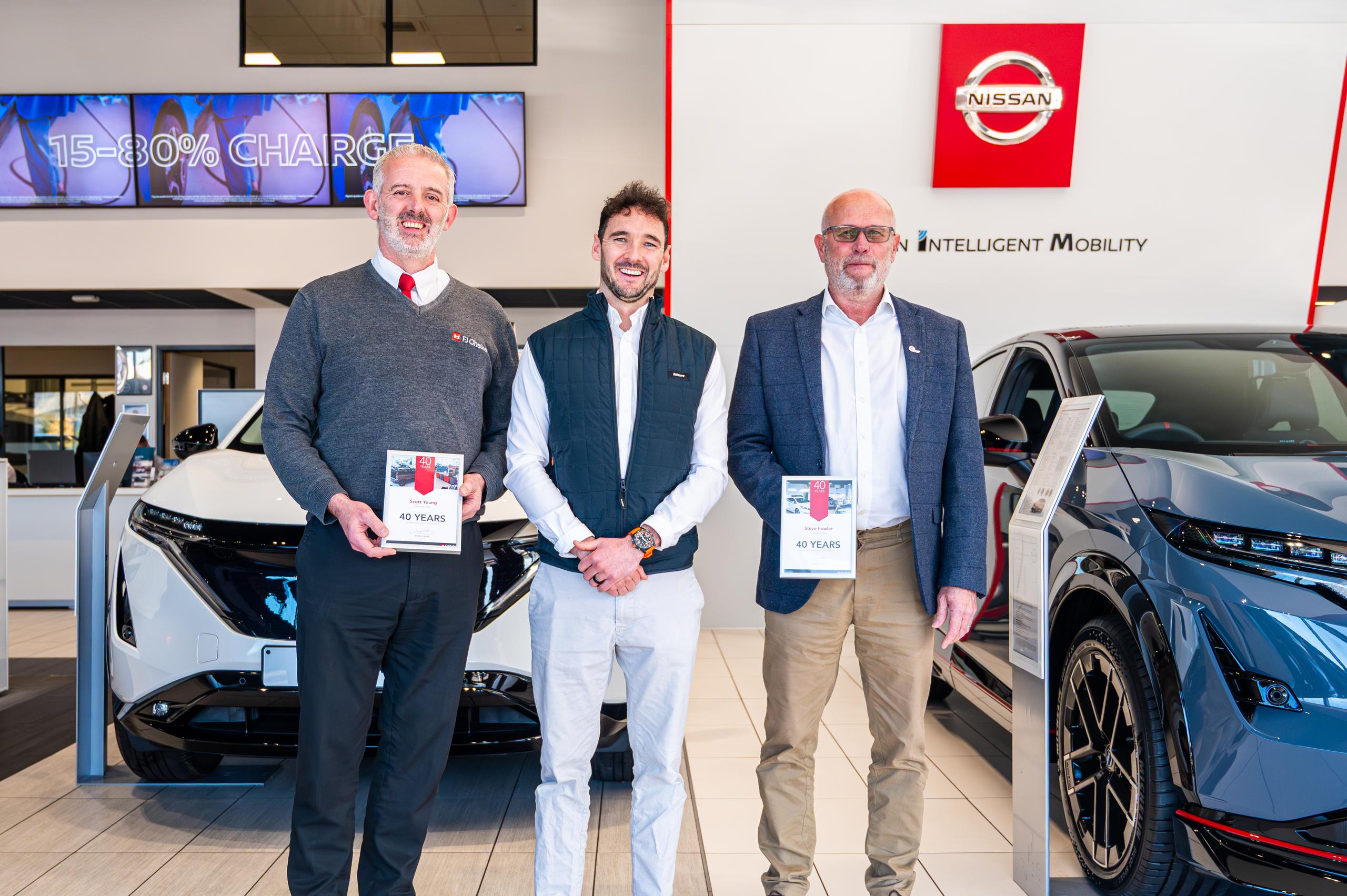 Scott Young (L), George Chalke, Chairman (C), and Steve Fowler (R)