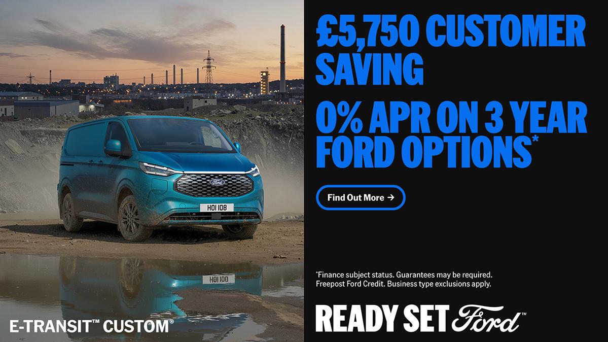 0% APR on E-Transit Custom