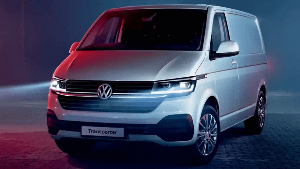 Volkswagen Transporter van studio image