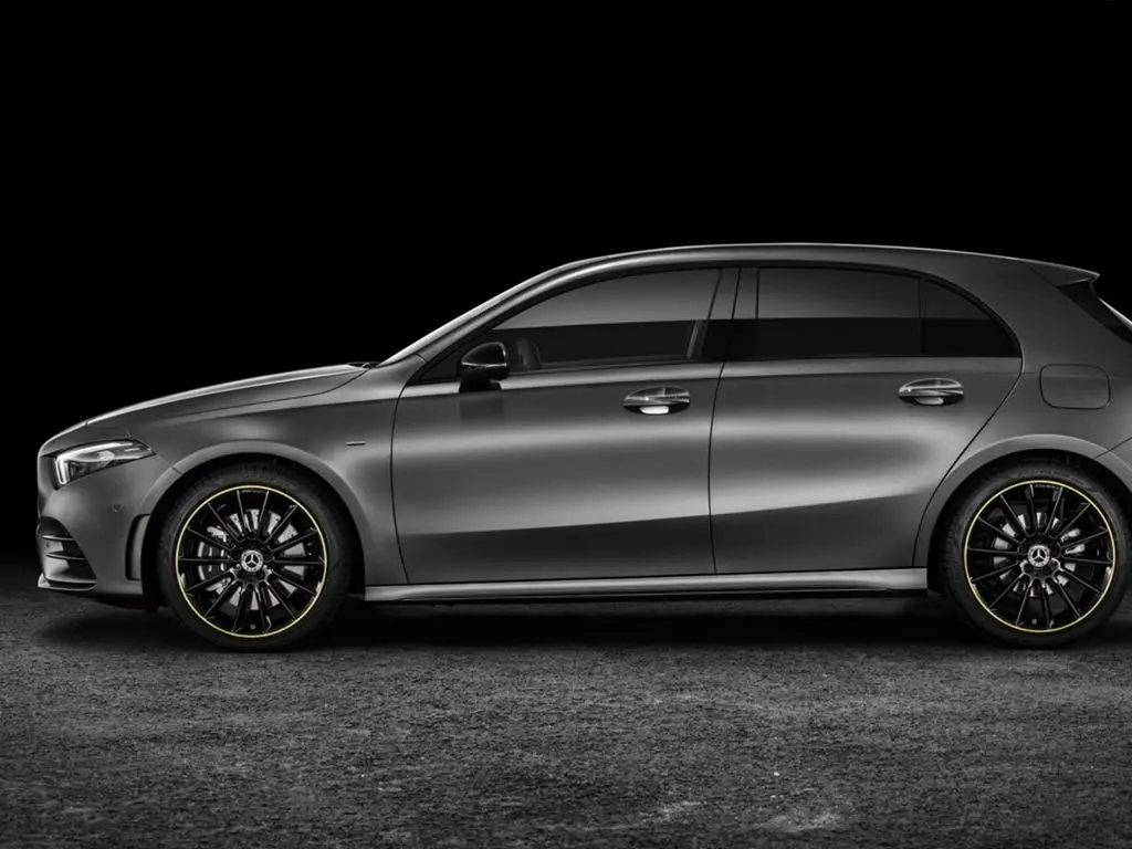 Mercedes A Class grey side on