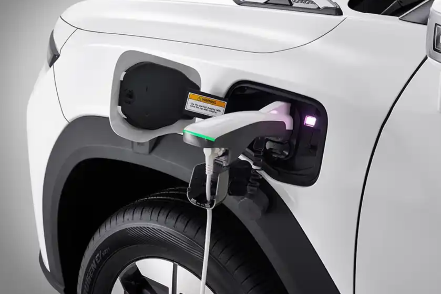 Charging ports on musso ev