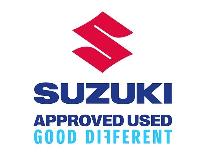 Suzuki Approved Used logo featuring the iconic red S emblem with Good Different tagline, representing quality assured pre-owned vehicles