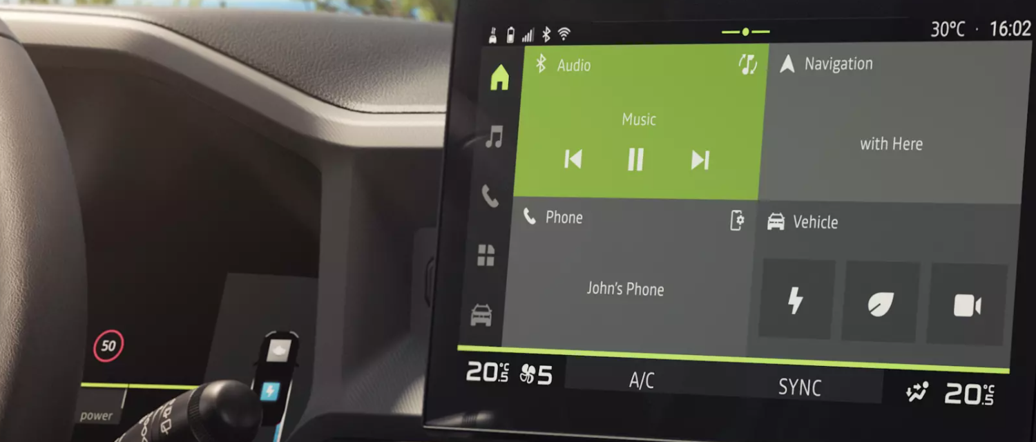 media nav in the all-new dacia bigster