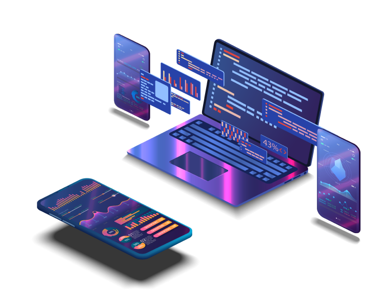 laptop and phone showing bespoke car dealer website tracking