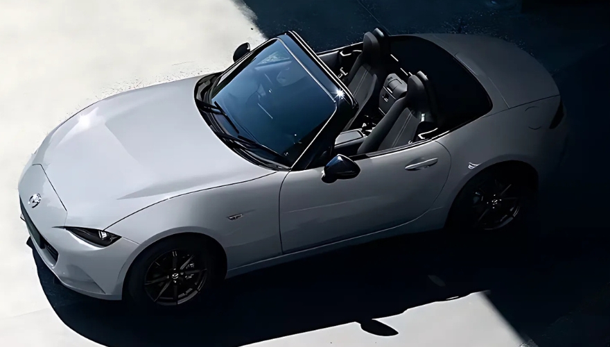 Maxda MX-5 top down exterior view.
