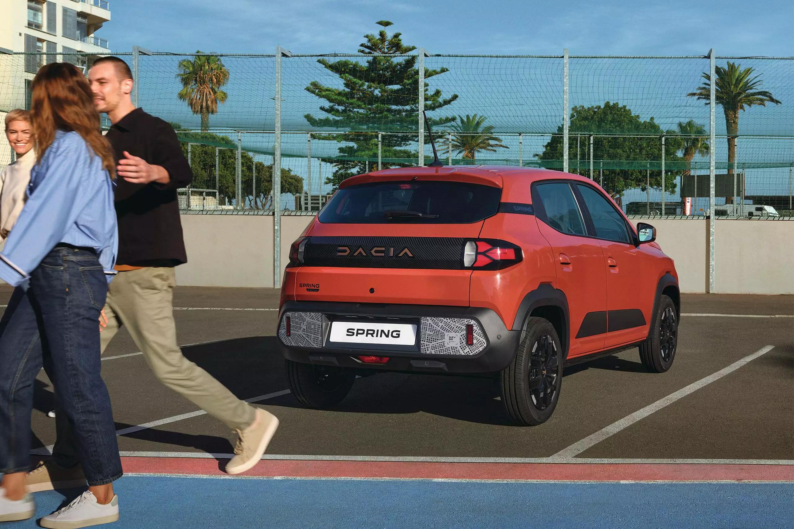 Dacia Spring Rear Side View
