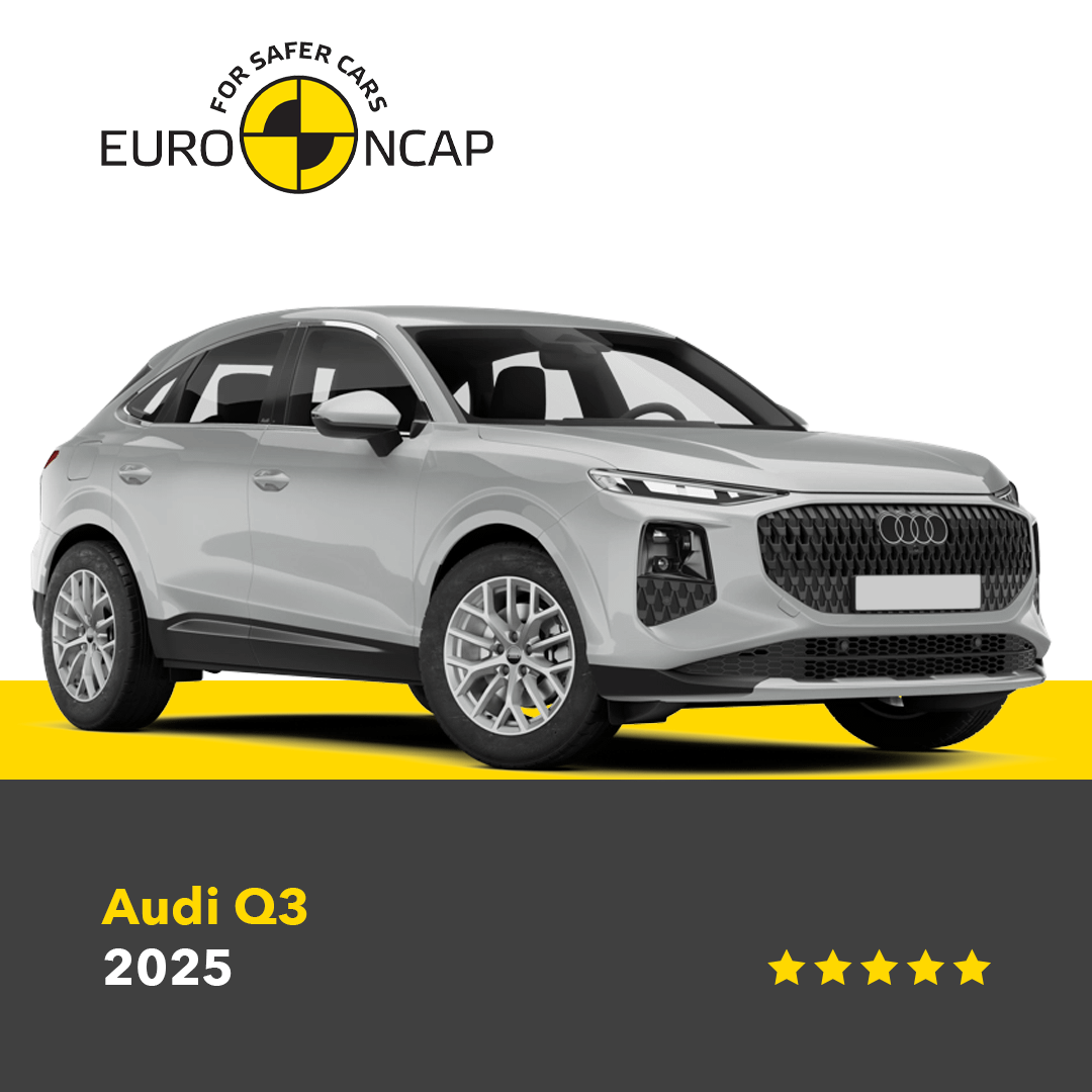 Audi Q3 Euro NCAP 5 Star Rating