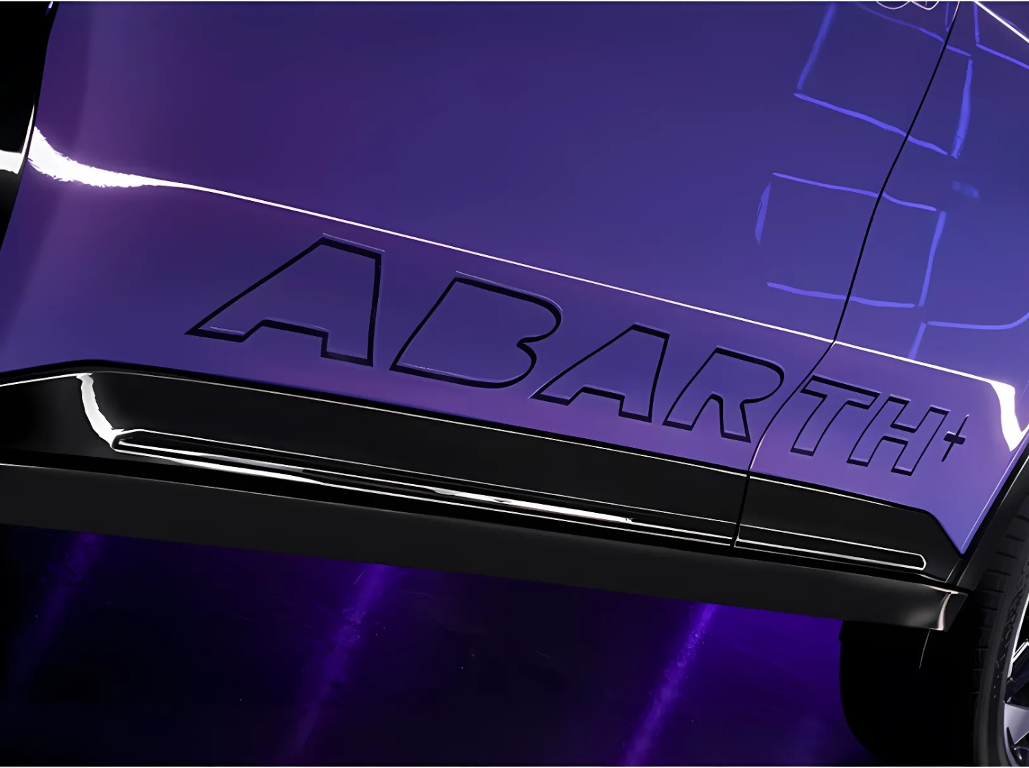 Abarth 600e seats logo stickers