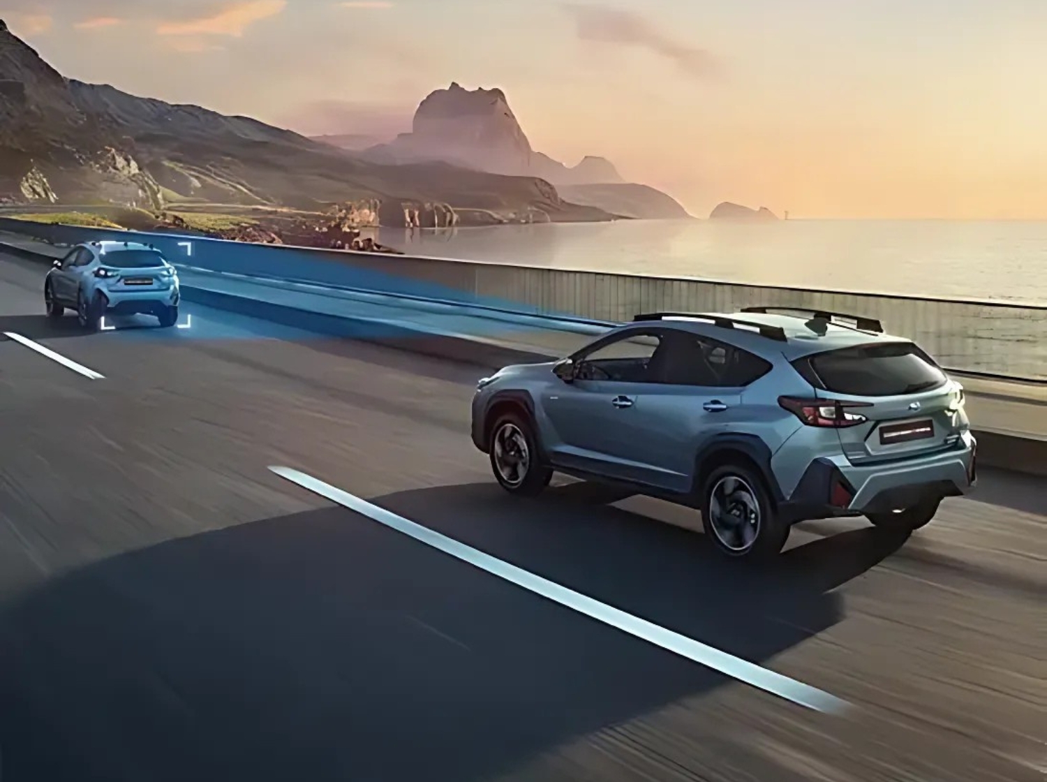 Subaru Crosstrek driving shot