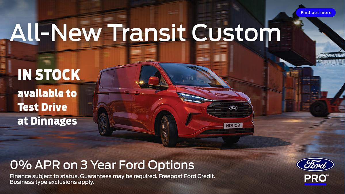 All-New Ford Transit Custom, Eastbourne & Hastings
