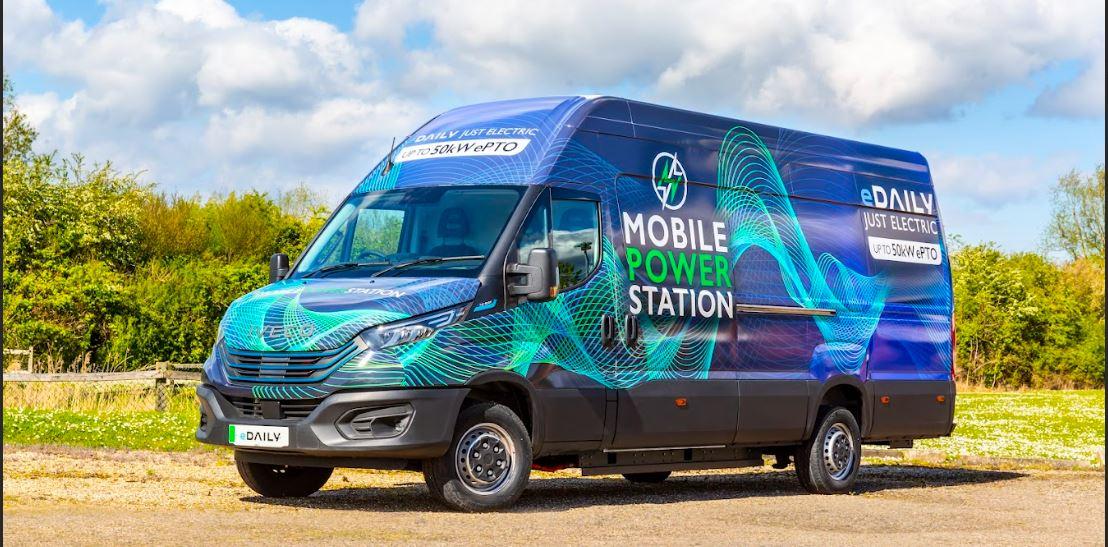 Bespoke IVECO eDaily charges into the future as a Mobile Power Station