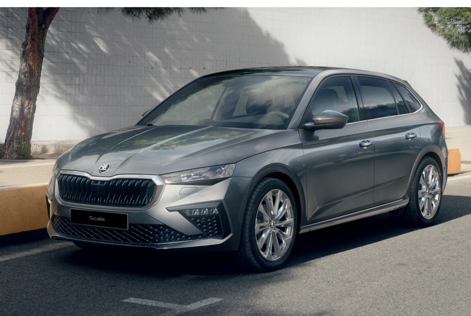 Skoda Scala front side exterior view