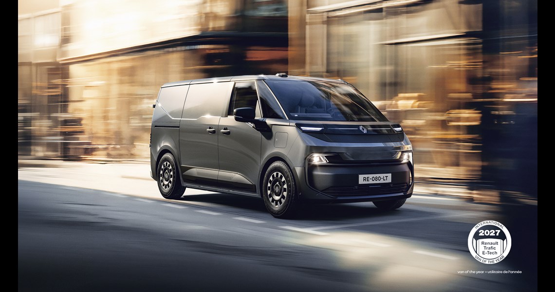 New Renault Trafic Van E-Tech electric Van of the Year 2027