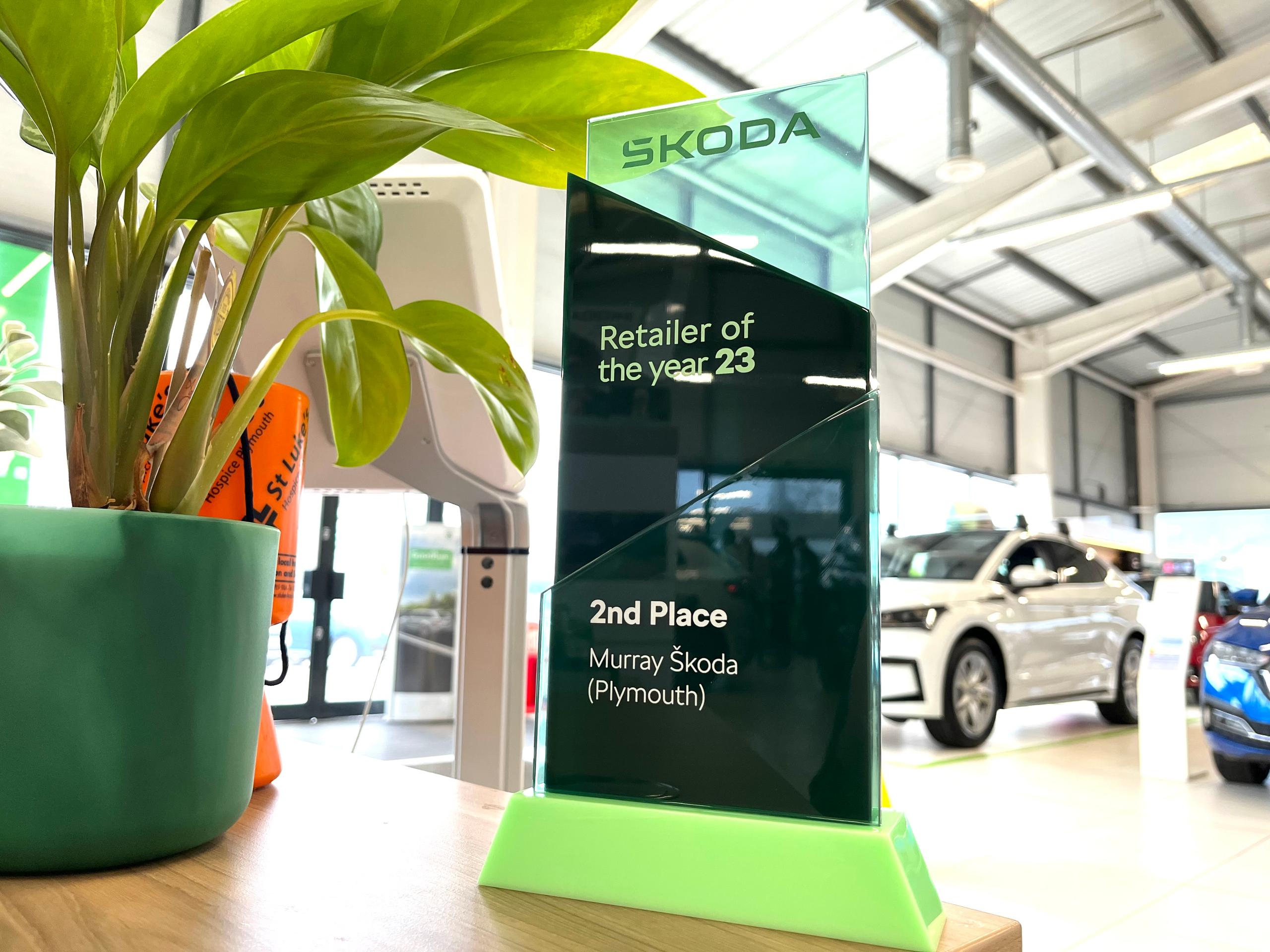 Murray Skoda celebrates 2nd place at Skoda Retailer of the Year Awards!