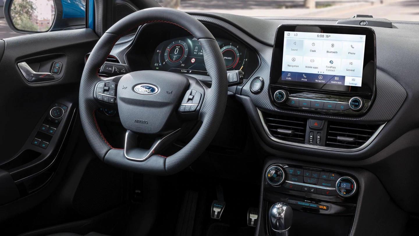 interior of ford puma
