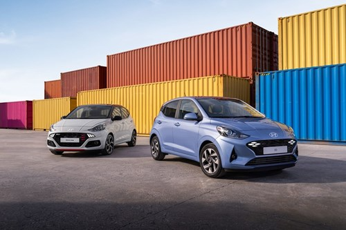 Two Hyundai i10 Vehicles