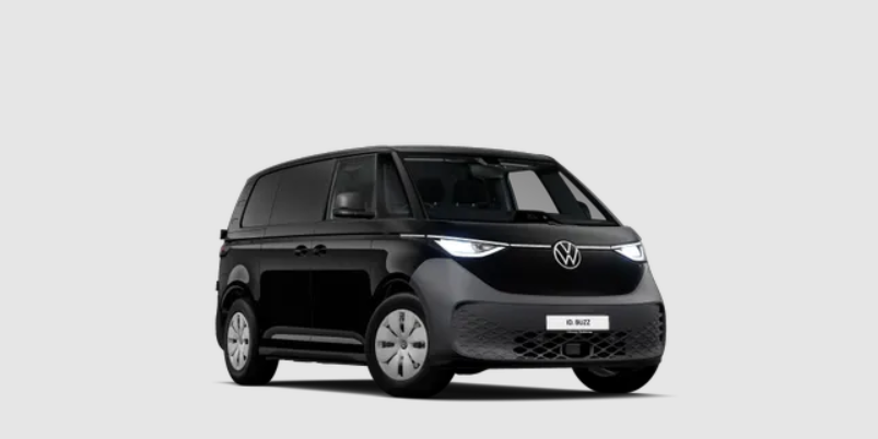 Black Volkswagen ID. Buzz Cargo Commerce