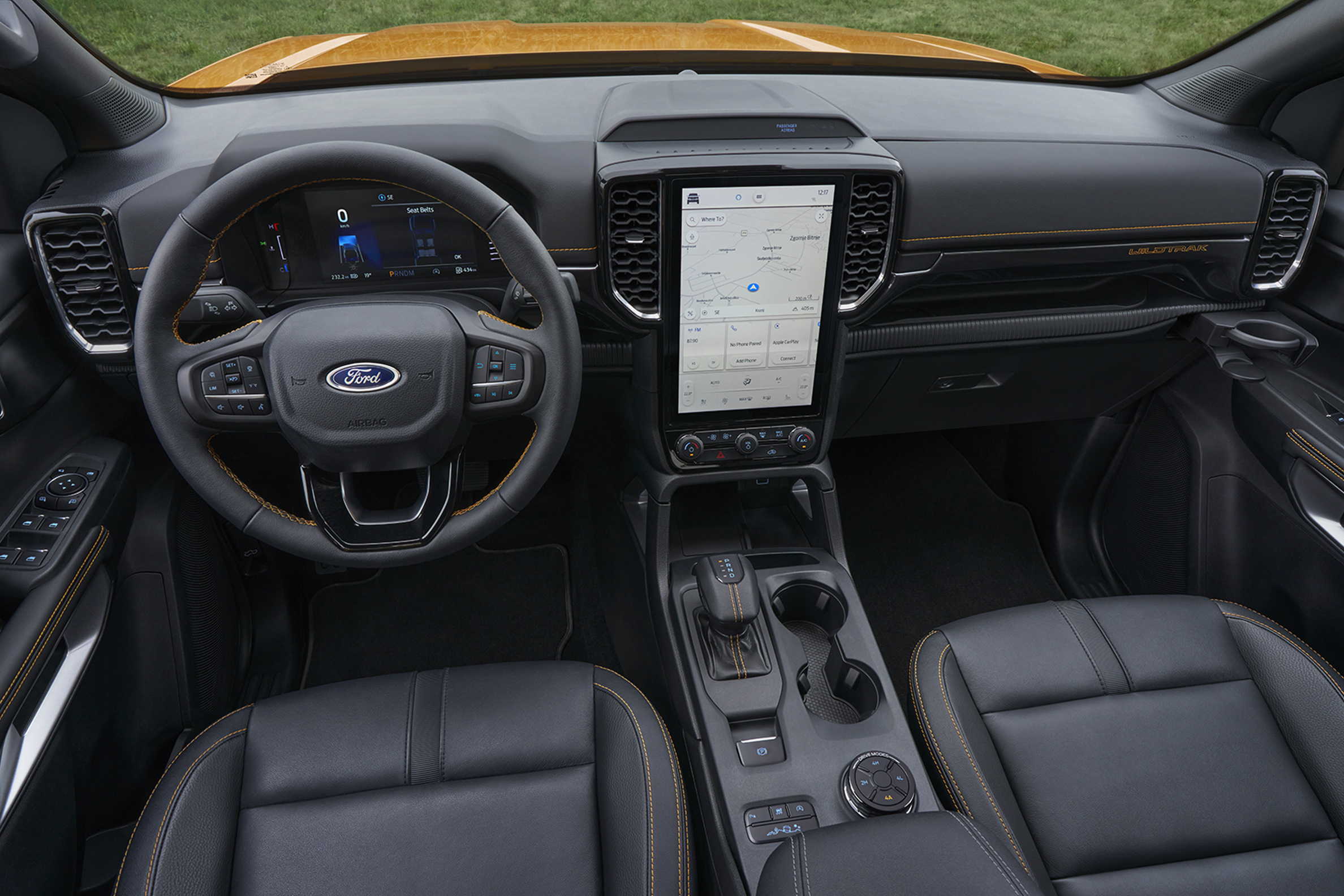 The All-New Ford Ranger interior cabin and dash