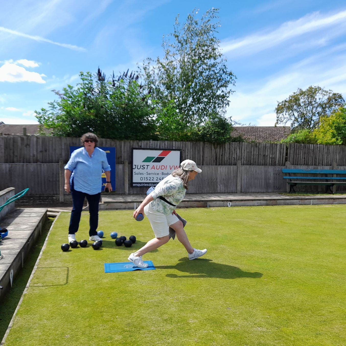 Just Audi VW Sponsor Local Sports Club Nettleham Bowls