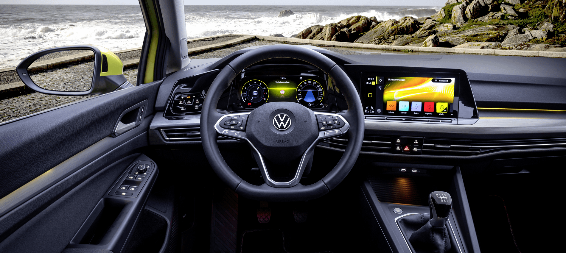 Interior of the new Golf 8 : r/Volkswagen
