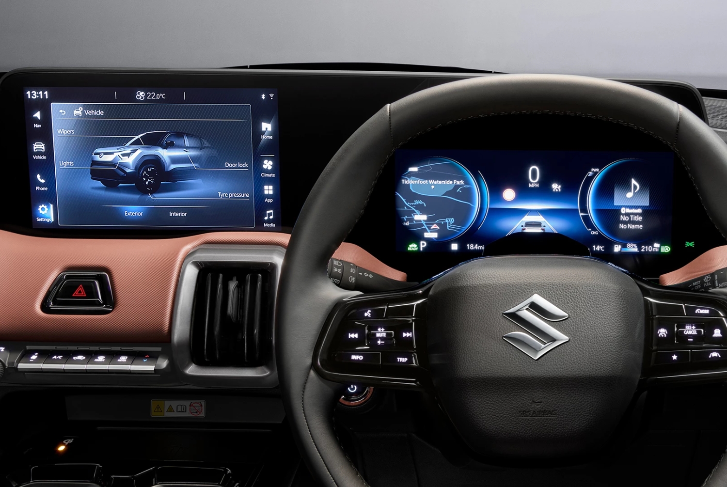 Suzuki e Vitara driver cockpit