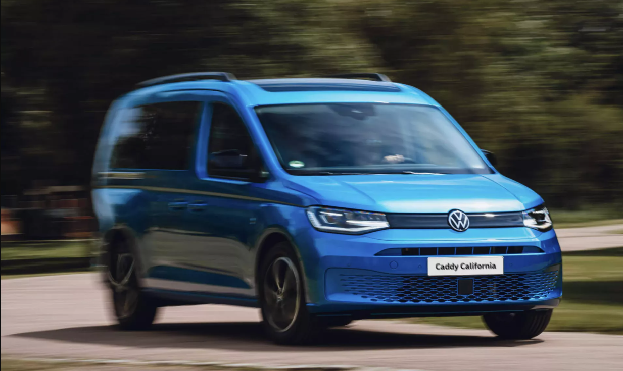 Volkswagen Caddy California on the road