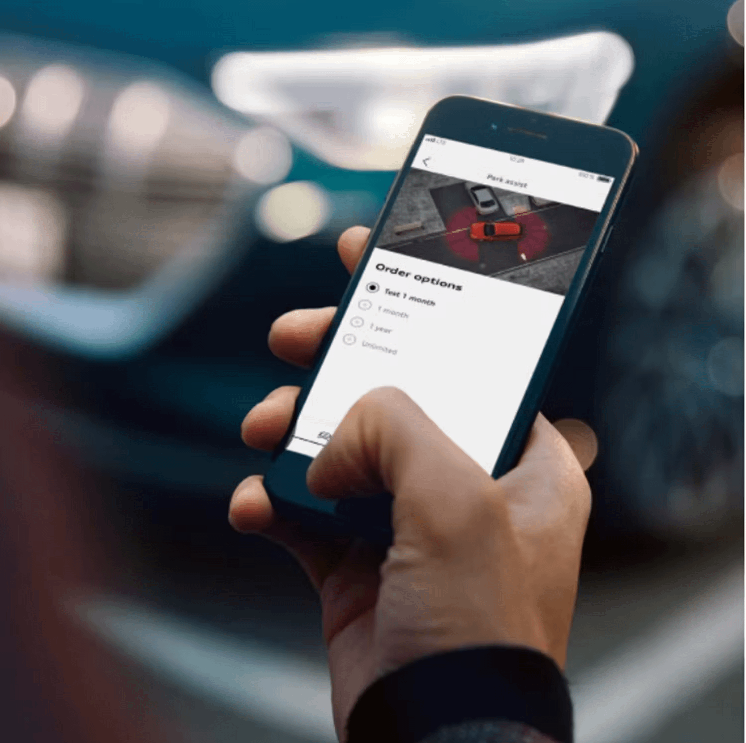 Audi App On Smartphone
