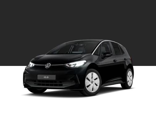 Black Volkswagen ID.3 Pure Essential Trim