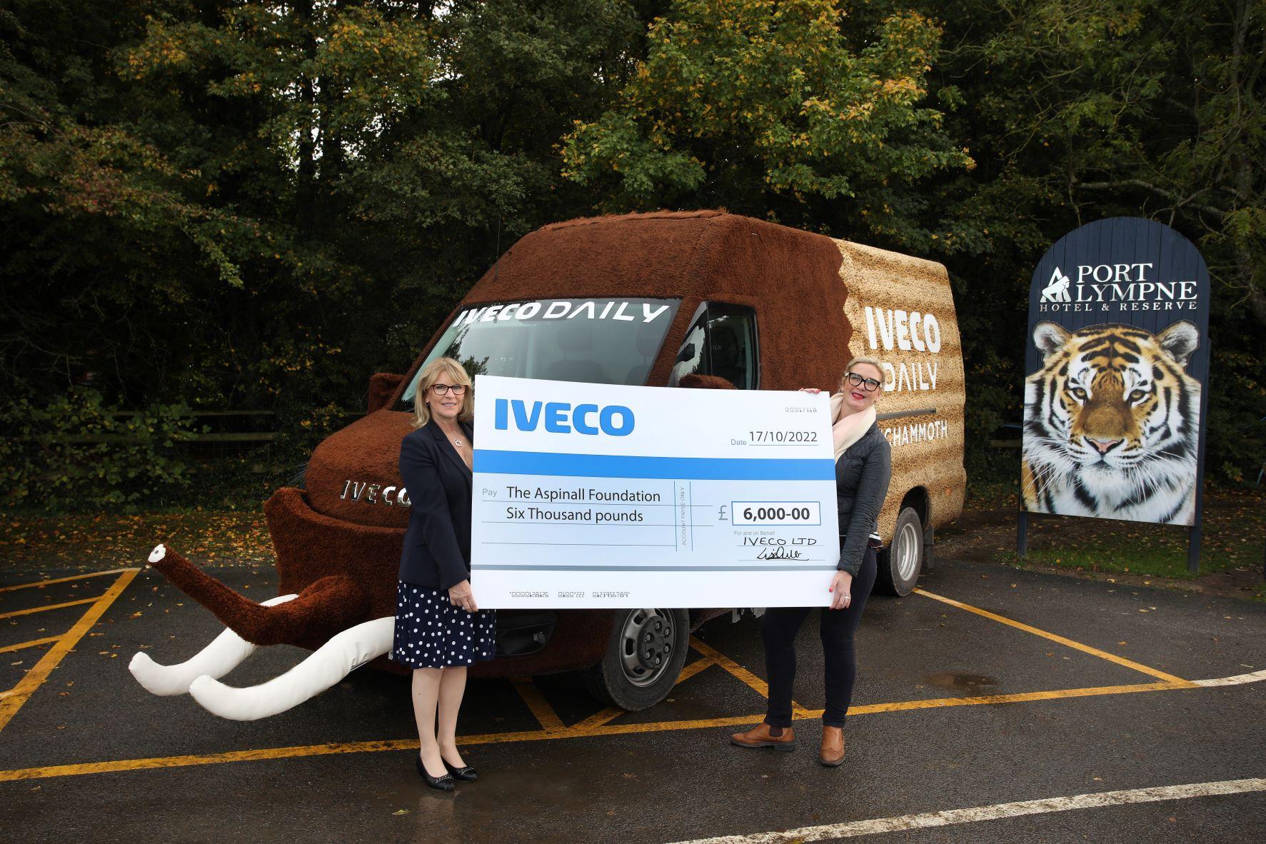 Unique IVECO Daily Chammoth Raises £6,000 for endangered species