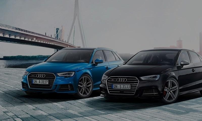 Audi parked