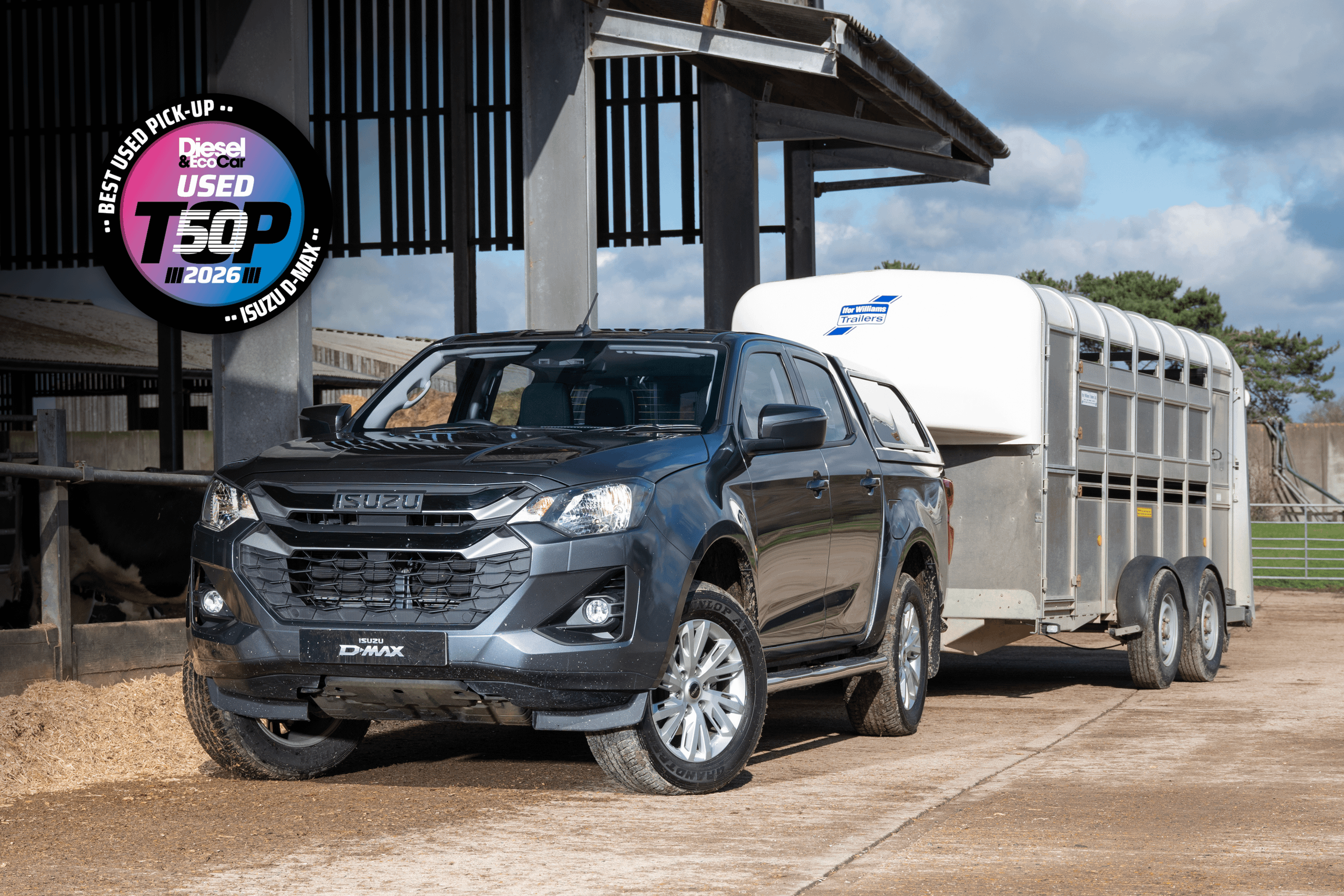ISUZU D-MAX NAMED BEST USED PICK-UP AT DIESEL & ECO CAR USED TOP 50 AWARDS 2026