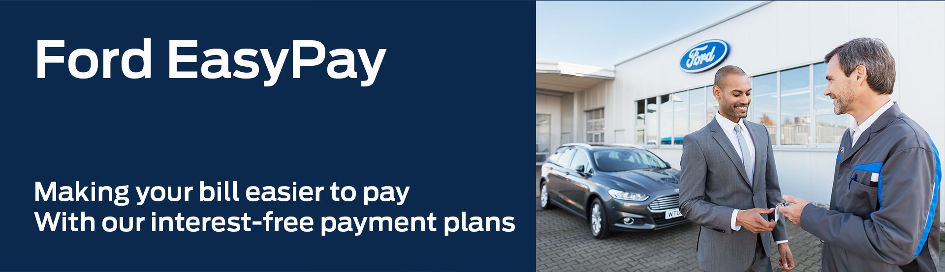 Ford easy pay banner.
