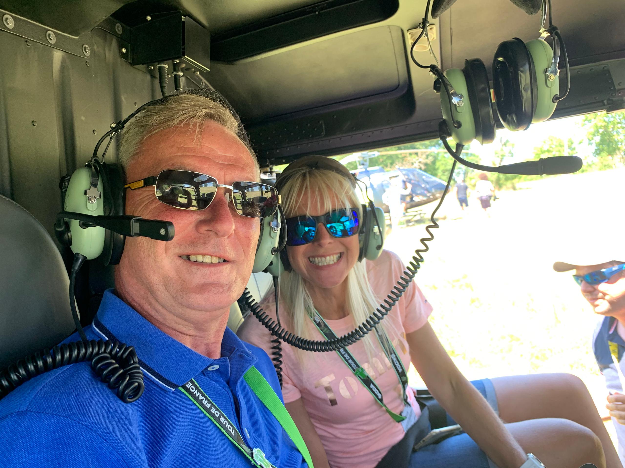Murray colleagues take a VIP trip to the Tour de France