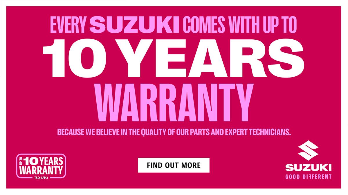 Suzuki 10 Years Warranty