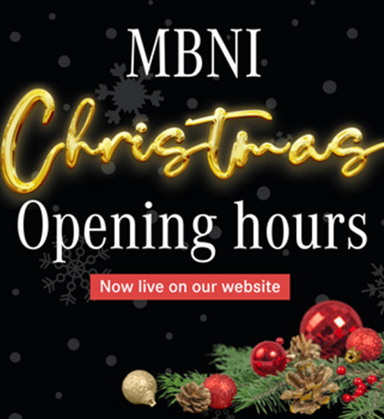 MBNI Christmas Opening Hours 2022