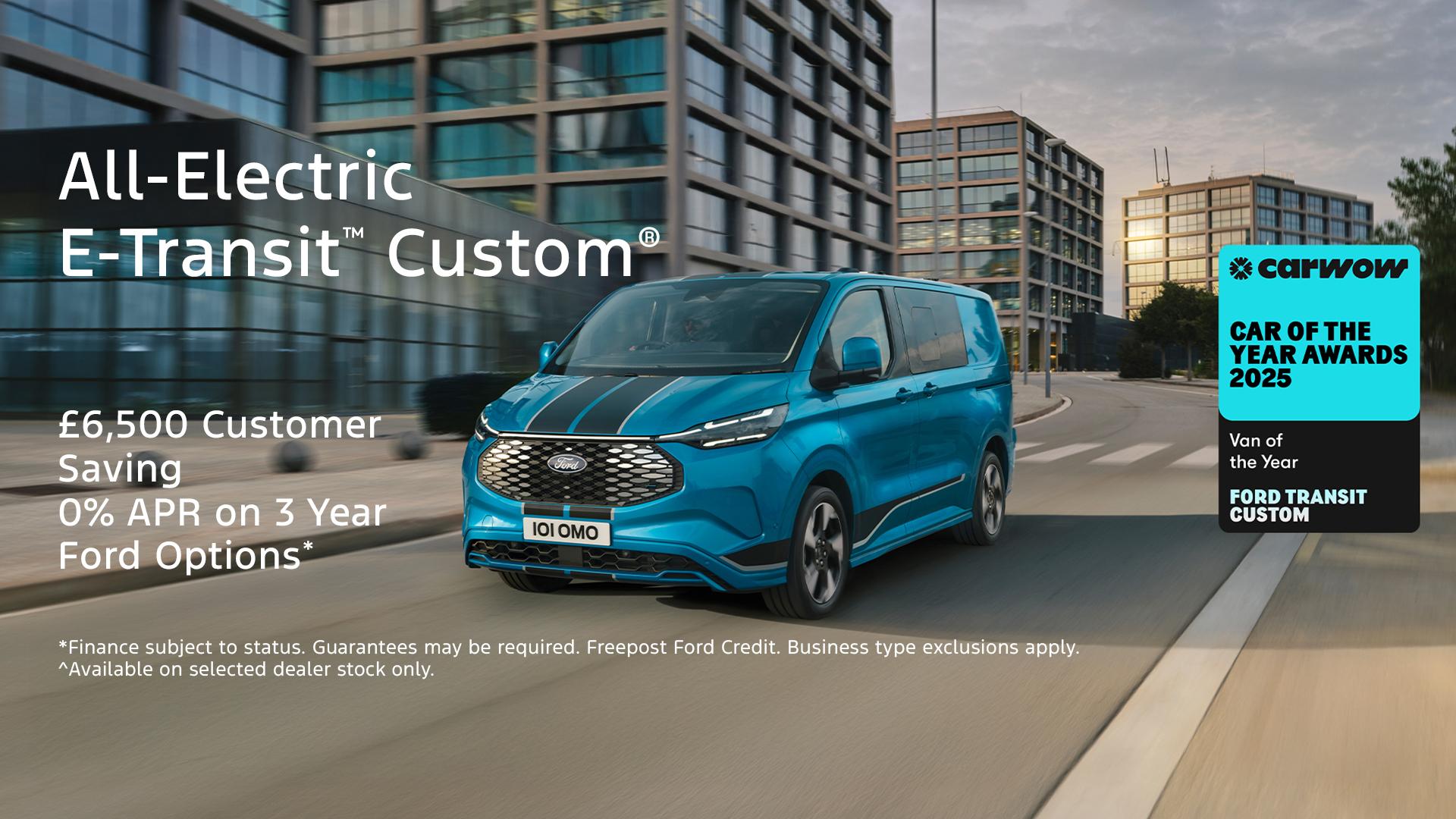 All-Electric E-Transit Custom