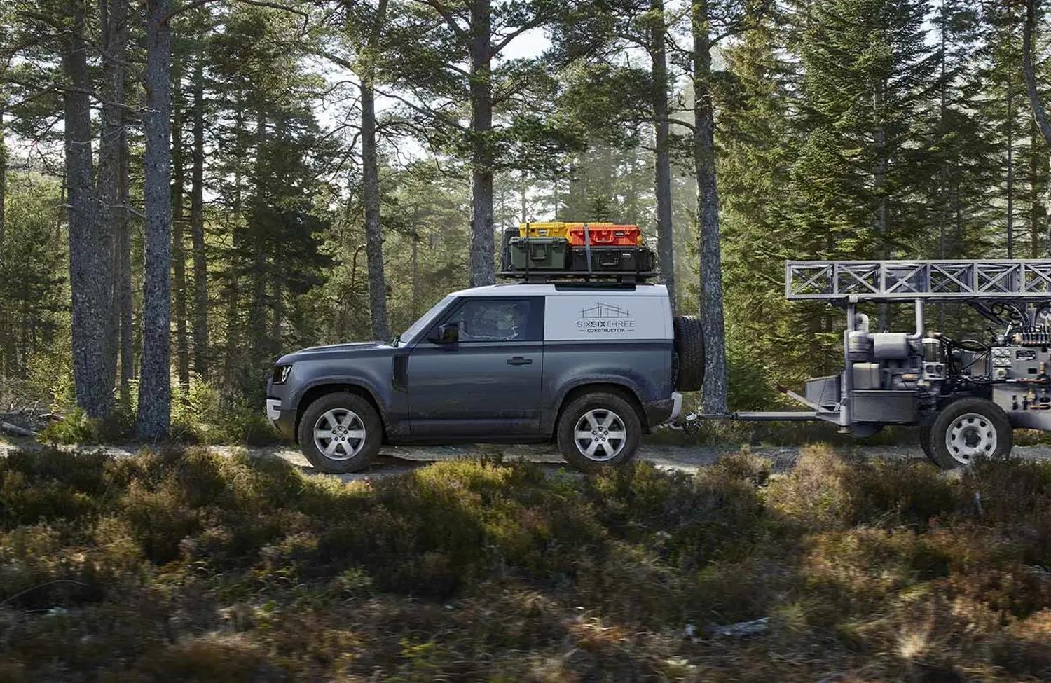 Land Rover Defender Towing