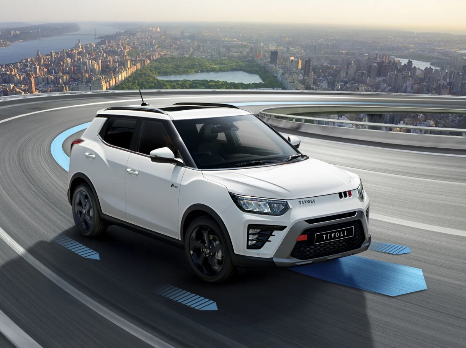 KGM Tivoli Driving In Highway