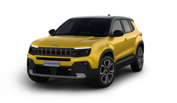 yellow Jeep Avenger
