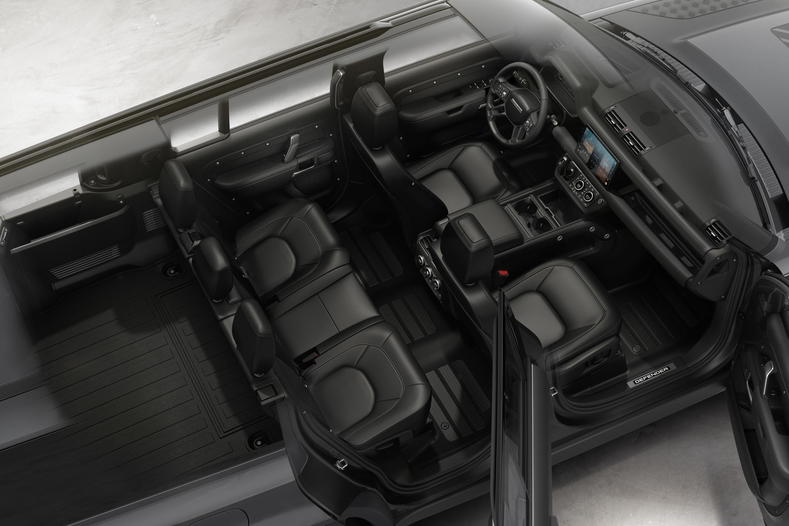 all seats of a Defender 130