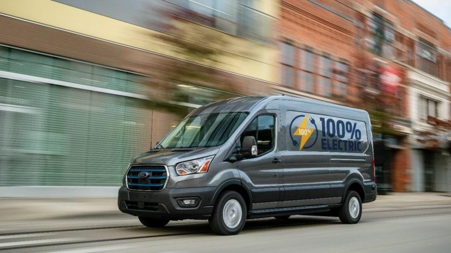 Ford's first all-electric van: The E-Transit 