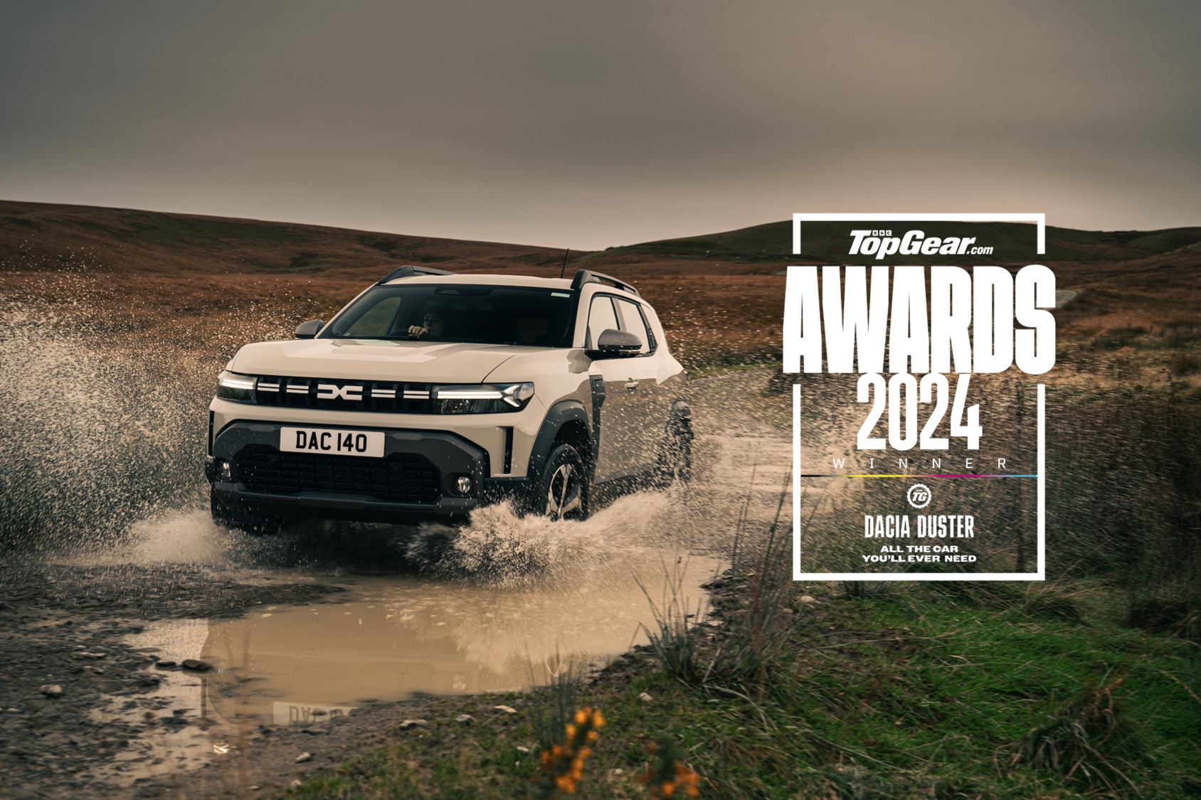All-New Dacia Duster Wins ‘All The Car You’ll Ever Need of the Year’ at 2024 TopGear.com Awards