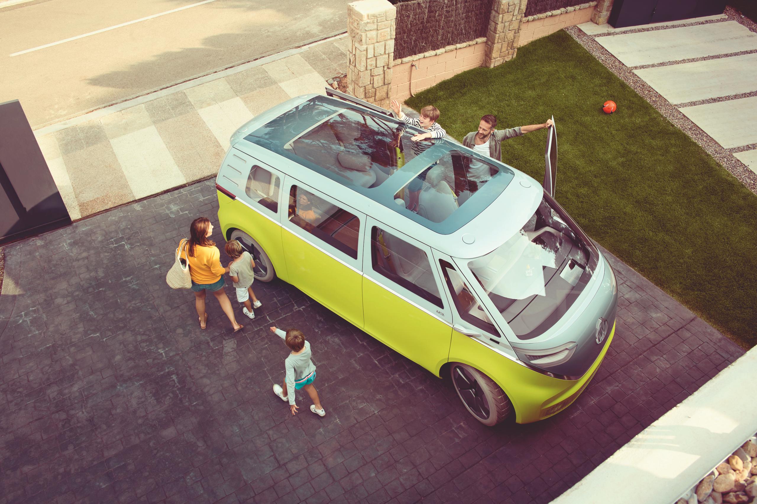Volkswagen ID. Buzz Birdseye view
