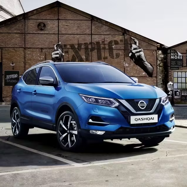 Nissan Car parked in a parking bay