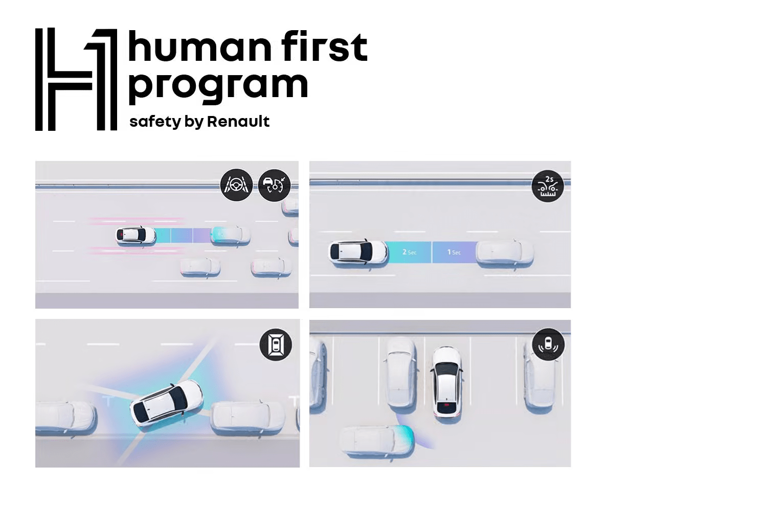 safety feature diagrams of the clio