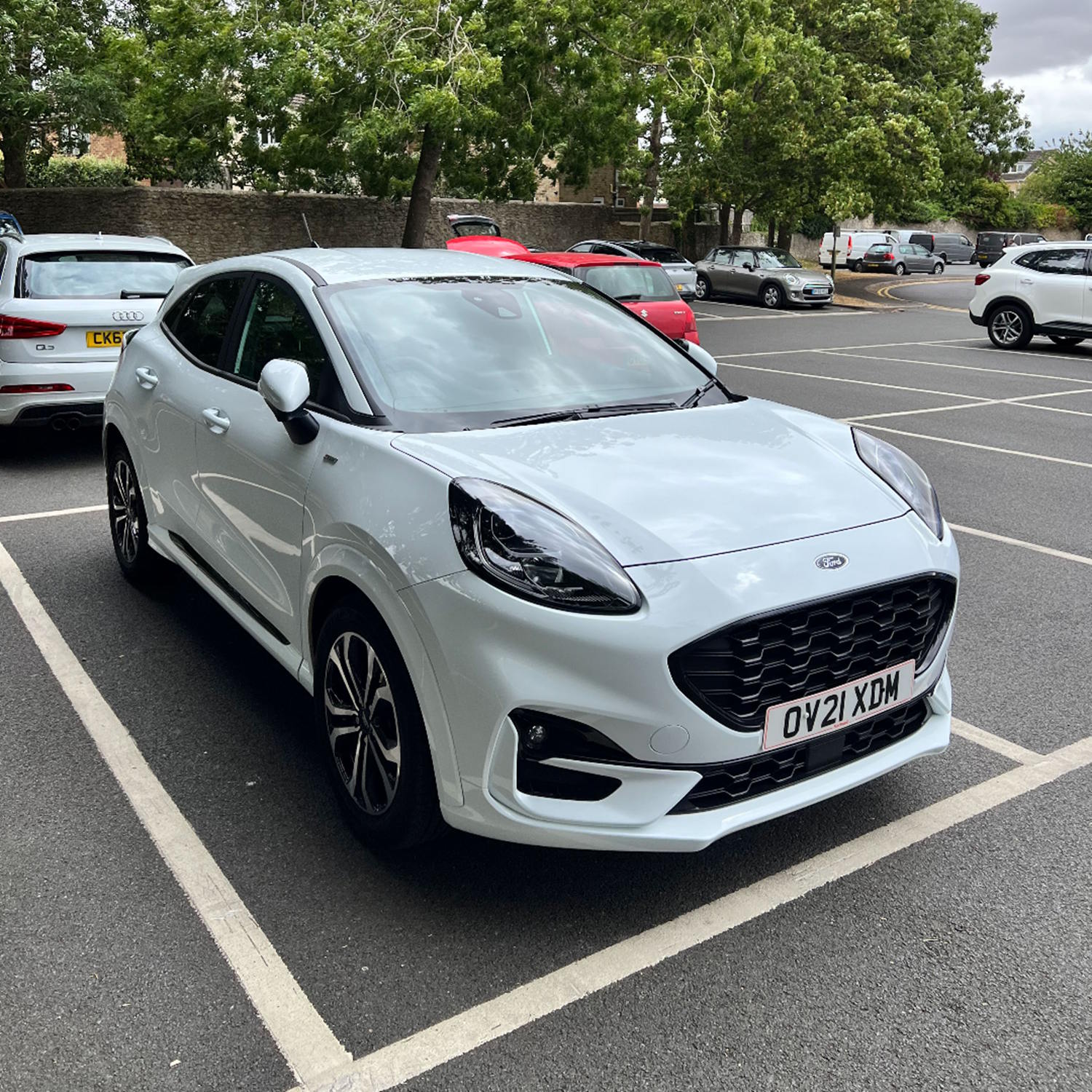 white ford 