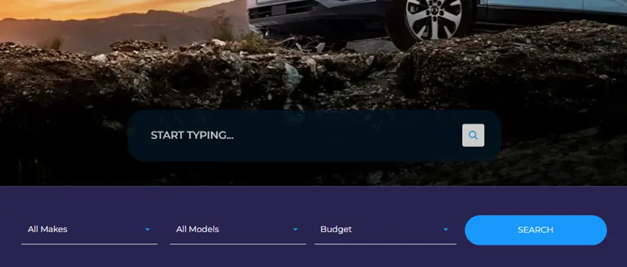 Hyper Search on new SERE Motors website