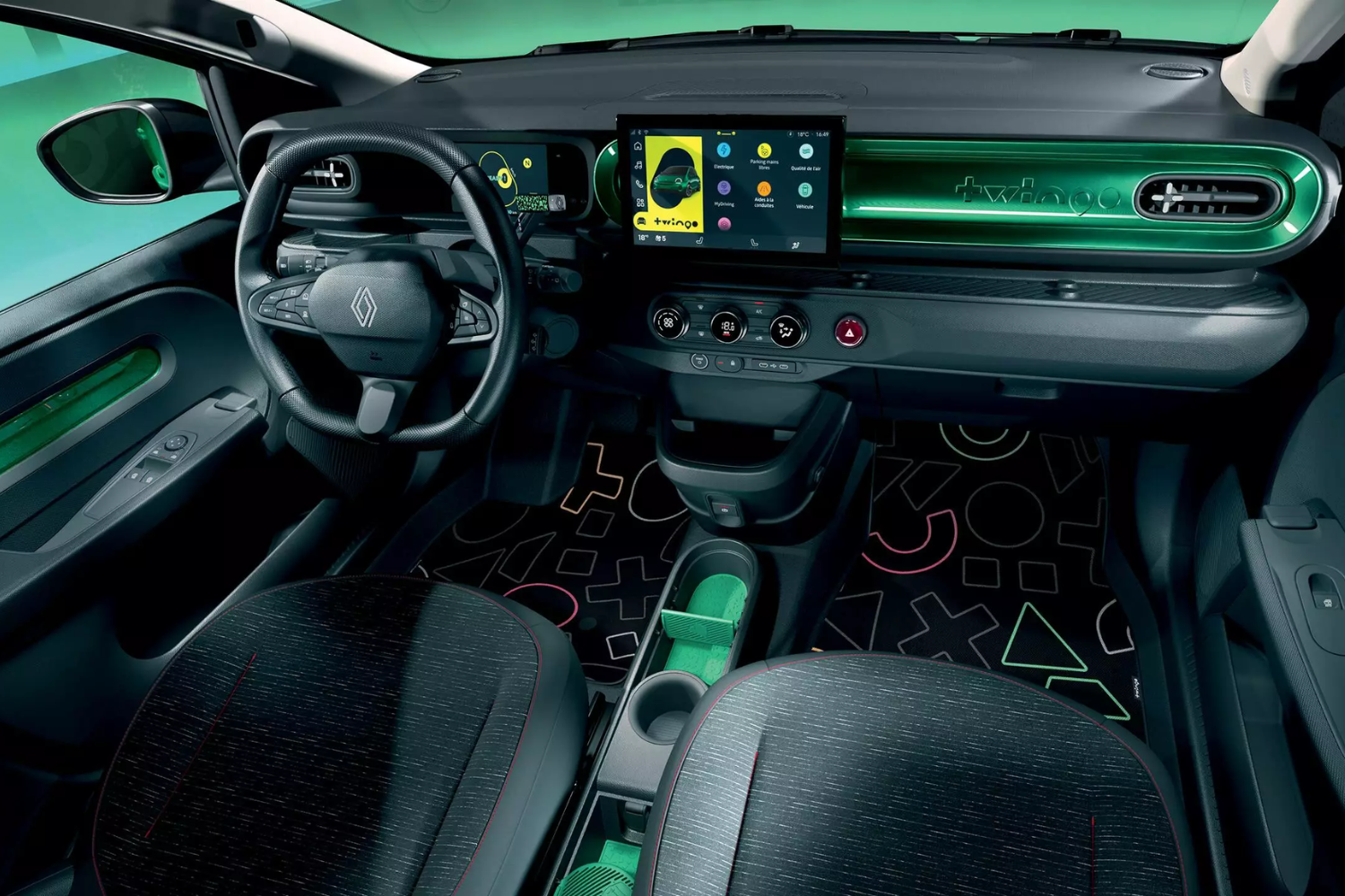Interior of Renault Twingo