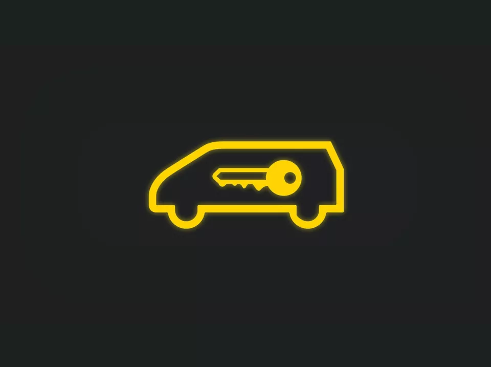 Immobilser Warning Light