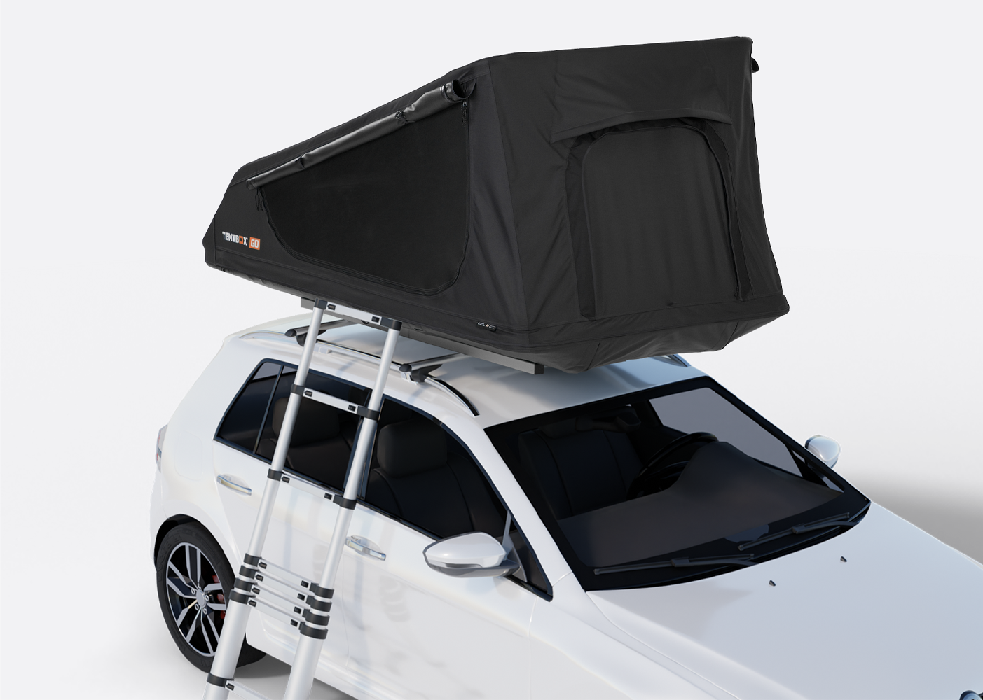 TentBox Go on top of a car